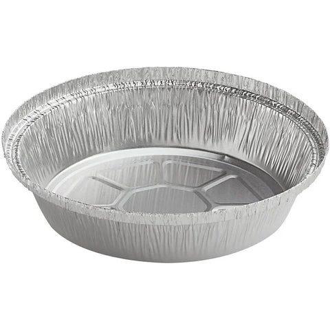 TAKE-OUT/ Container, Round Foil Pan, Heavy Duty, 9" 500/cs-Food Service