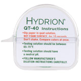 Hydrion QT-40 Quaternary Test Paper Dispenser - 0-500ppm