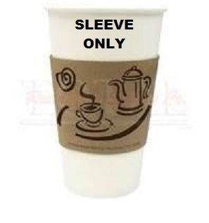 CUP/ Paper Coffee Hot Cup, Empress, Clutch Sleeve, 1000/cs-Food Service
