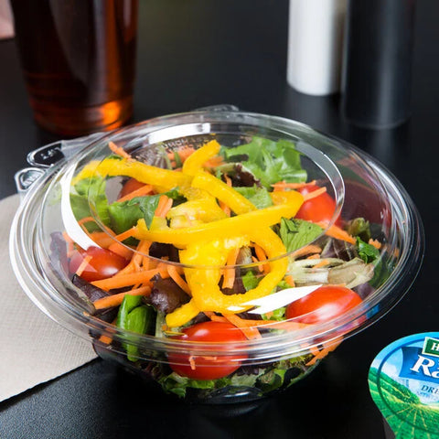 TAKE-OUT/ Container with Lid, One Compartment, Plastic, Tamper Proof, 24oz, 150 per case-Food Service, CTR24BD