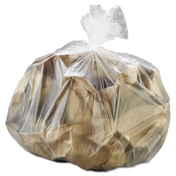 20-30 Gallon Clear Trash Bags 30x37 10 Micron 500 Bags
