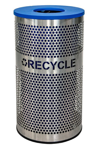 TRASHCAN/ OUTDOOR/ EX-CELL/ Venue Collection, 33 Gallon Recycle Receptacle