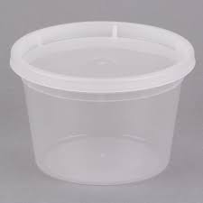 CONTAINER/ Translucent Plastic Deli Container and Lid Combo Pack, 16 o –  Croaker, Inc