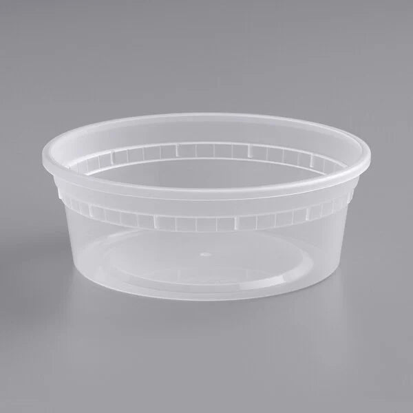 CONTAINER/ Translucent Plastic Deli Container, 8 oz - Food Service –  Croaker, Inc