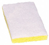 SPONGE/ Cellulose Sponge with White Scrubber Pad, Individually Wrapped, each