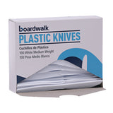 KNIFE/ Medium Weight/ Polystyrene, White, 100 per box, 10 boxes per case-Food Service