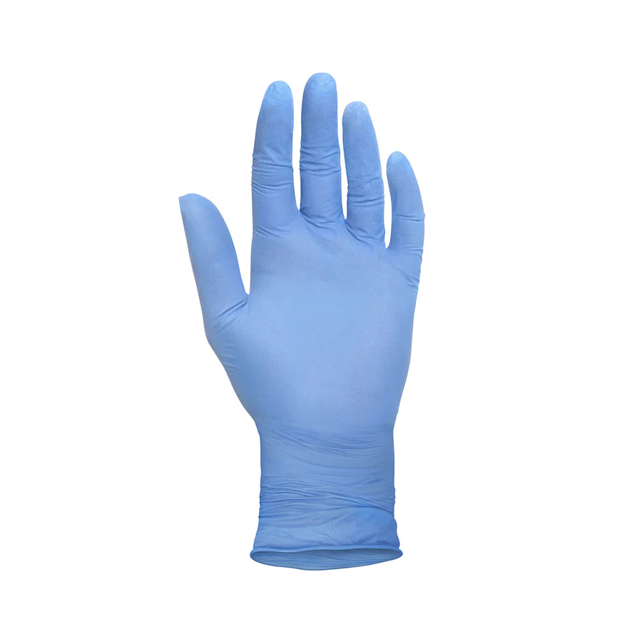 GLOVES/ Disposable/ Blue Nitrile Exam Gloves, Box of 200