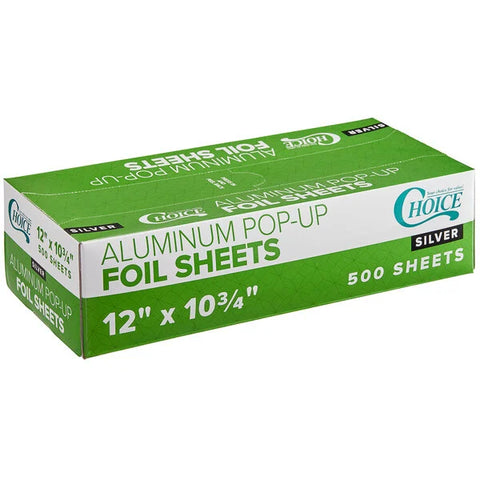 FOIL/ Aluminum Foil Sheets 12" x 10.75", 500 Sheets/box