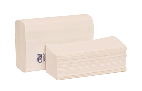 HAND TOWEL/ Folded/ Multifold, White Premium, Item # 420580