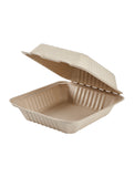TAKE-OUT/ Container, Medium, 8"x8", Bagasse, One Compartment, 200 per case