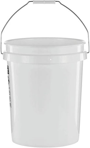 BUCKET/5 GALLON/ PLASTIC WHITE