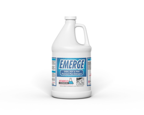 DISH/ Detergent / "Emerge" Premium Manual Dishwash, Gallon-Food Service