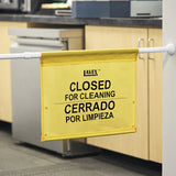 SAFETY/ SIGN/ HANGING/ DOORWAY
