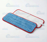 MOP/ WET/ Microfiber Pad 18" - RED OUTLINE