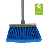 BROOM/ Large, PET bristle , Plastic (12" head) with 48 Inch Handle, each