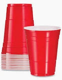 CUP/ Plastic, Red, 16 oz, 288/case-Food Service
