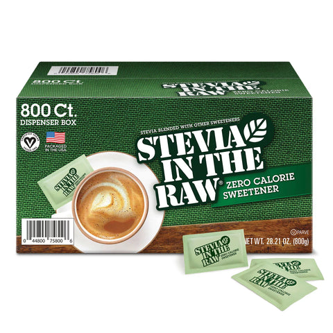 COFFEE CONDIMENT/ STEVIA Packet, 800 Packets per Case