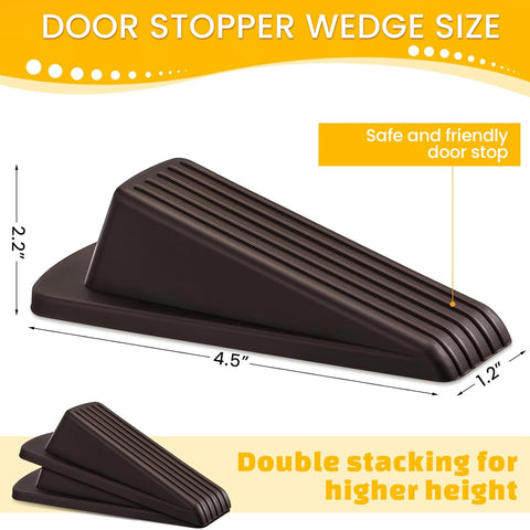 DOOR STOP/STANDARD RUBBER/BROWN