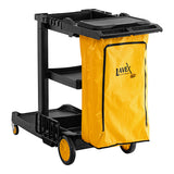 CART/ Premium Janitor's Cart with Bag/Black