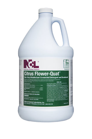 DISINFECT/ "CITRUS FLOWER QUAT" Disinfectant Cleaner, Gallon