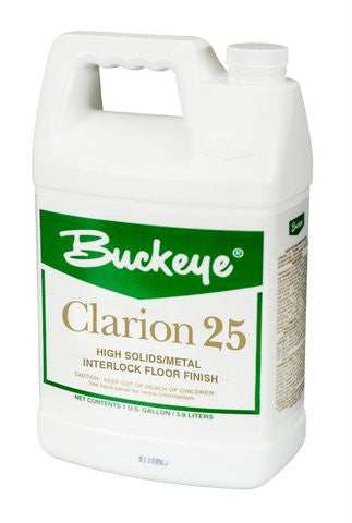 FINISH/BUCKEYE ”CLARION 25” Premium Low Maintenance Floor Finish