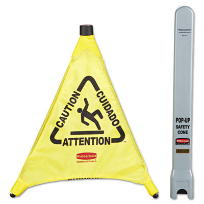 SAFETY/ Sign/ Multi-Lingual Pop-up Safety Cone