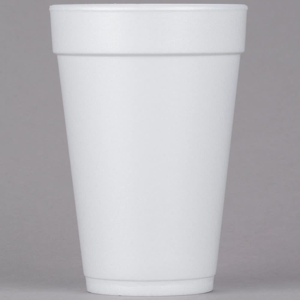 Dart® Foam Cups, 16 oz (1,000 PK)