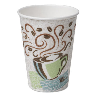 CUP/ Paper Coffee Hot Cup, Dixie PerfecTouch, 12 oz, 500/cs-Food Service