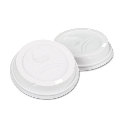 CUP/ Paper Coffee Hot Cup, Dome Lid for Dixie Deluxe, 1000/cs-Food Service