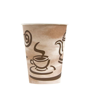 CUP/ Paper Coffee Hot Cup, Empress, 12 oz, Print 1000/cs-Food Service