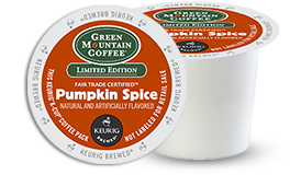 K-CUP/ Flavored/ Pumpkin Spice (Seasonal)/ Box of 24