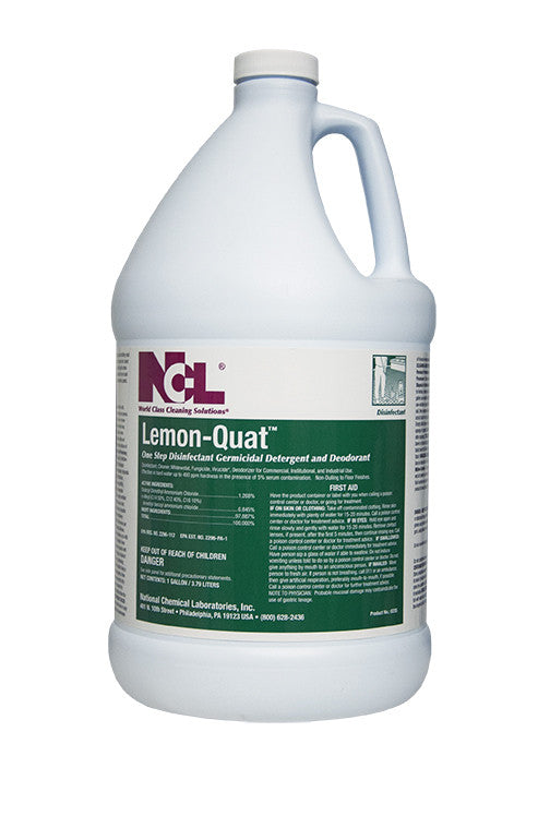 DISINFECT/ "LEMON QUAT" Disinfectant Cleaner, Gallon