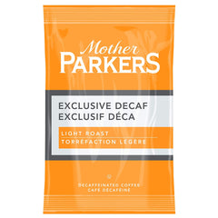 COFFEE PACK/ Mother Parkers Exclusive Blend Decaf, 2.0 oz, 64 packs per case