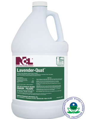DISINFECT/ "LAVENDER QUAT" Disinfectant Cleaner, Gallon