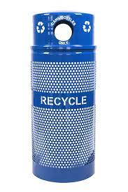 TRASHCAN/ OUTDOOR/ EX-CELL/ Landscape Series, 34 Gallon Recycle Receptacle