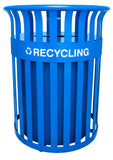 TRASHCAN/ OUTDOOR/ EX-CELL/ Streetscape Collection, 37 Gallon Outdoor Recycling Receptacle