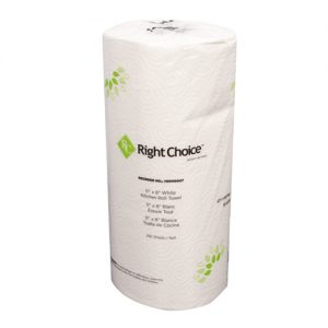 HOUSEHOLD ROLL TOWEL/ Right Choice, 85 Sheet, 30 Rolls #7800 0008
