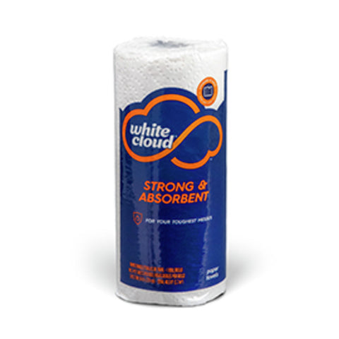 HOUSEHOLD ROLL TOWEL/ White Cloud Premium Roll Towel, 2 ply, 24 per case
