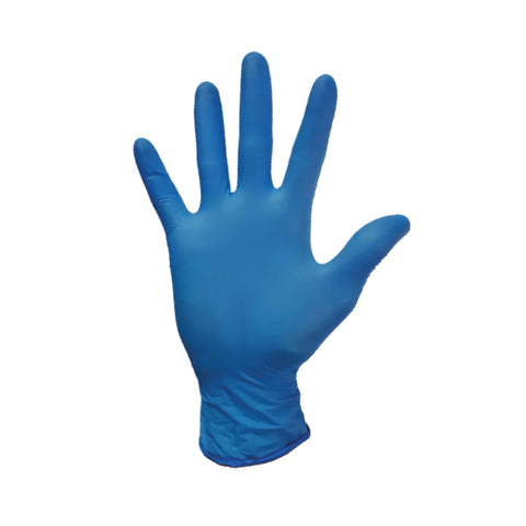 GLOVES/ Disposable/ Blue Nitrile Powder Free Gloves 4MIL THICKNESS
