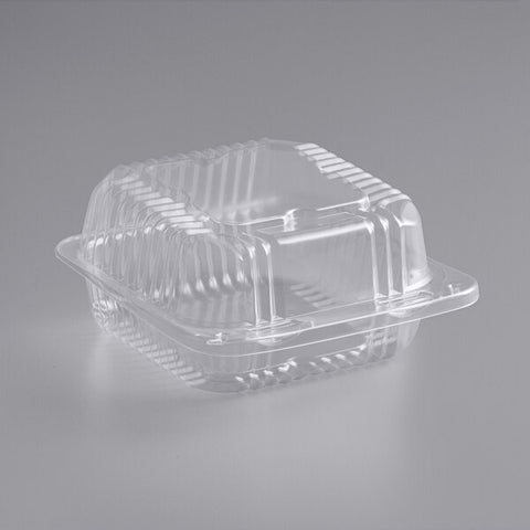 TAKE-OUT/Container Sandwich, Clear, 500/cs-Food Service