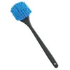 BRUSH/ Hand/ Long Handle Blue Polypropylene Stiff Brush, each